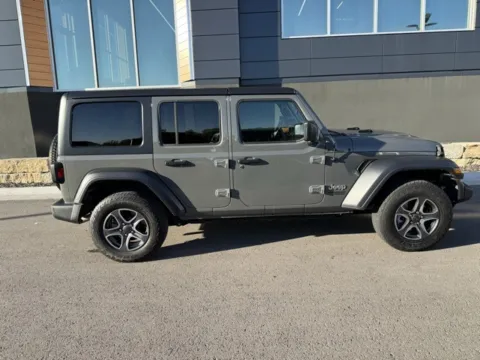 Another view of 2019 Jeep Wrangler Unlimited Sport S for sale in Platte City, MO at Airport Chrysler Dodge Jeep Ram