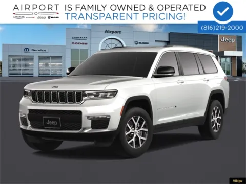 White 2025 Jeep Grand Cherokee L Limited for sale in Platte City, MO
