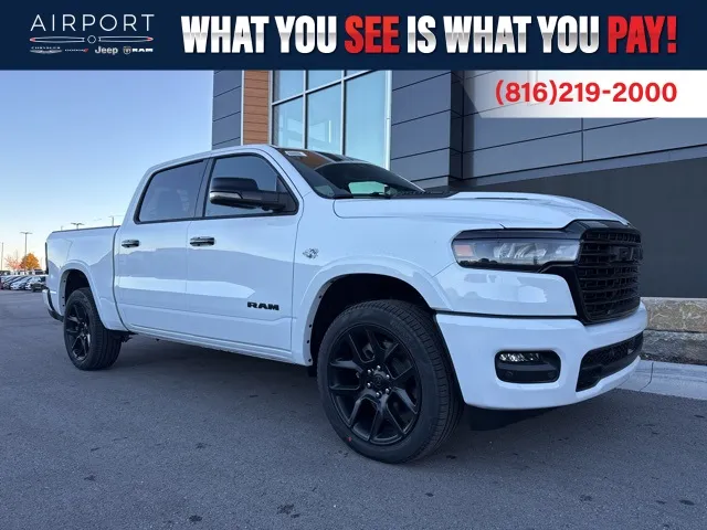 White 2026 Ram 1500 Laramie for sale in Platte City, MO
