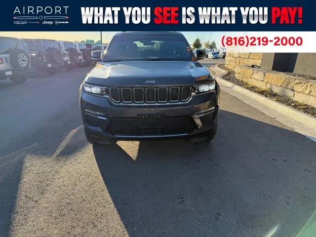 Used 2025 Jeep Grand Cherokee Limited with VIN 1C4RJHBG1SC308342 for sale in Kansas City