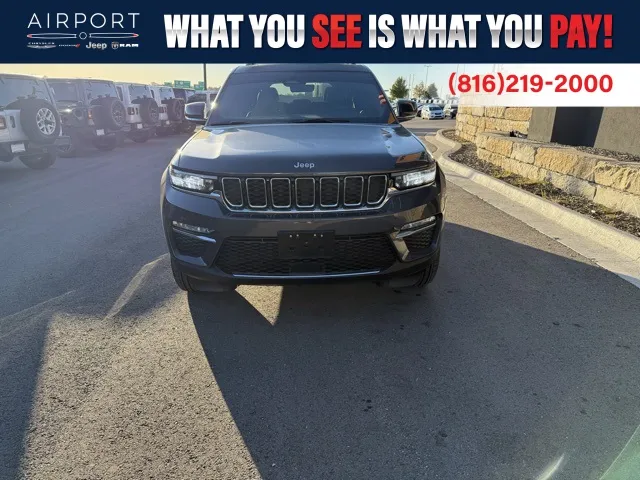Used 2025 Jeep Grand Cherokee Limited with VIN 1C4RJHBG1SC308342 for sale in Kansas City
