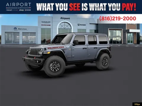 Blue 2026 Jeep Wrangler Rubicon X for sale in Platte City, MO