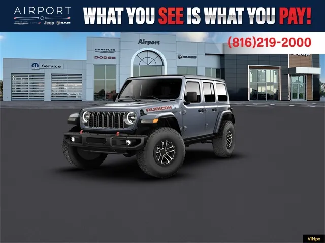 Gray 2026 Jeep Wrangler Rubicon X for sale in Platte City, MO