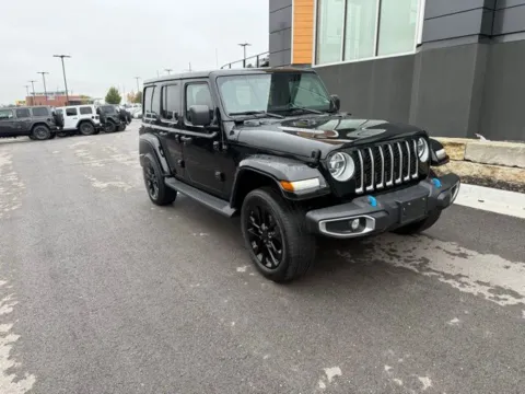 Photos of 2022 Jeep Wrangler Unlimited Sahara 4xe for sale in Platte City, MO at Airport Chrysler Dodge Jeep Ram