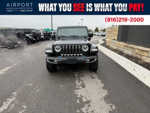 Black 2022 Jeep Wrangler Unlimited Sahara 4xe for sale in Platte City, MO
