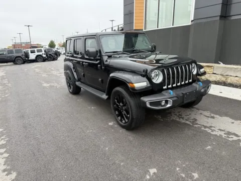 Photos of 2022 Jeep Wrangler Unlimited Sahara 4xe for sale in Platte City, MO at Airport Chrysler Dodge Jeep Ram