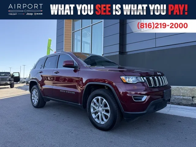 Used 2021 Jeep Grand Cherokee Laredo X with VIN 1C4RJFAG2MC537394 for sale in Kansas City