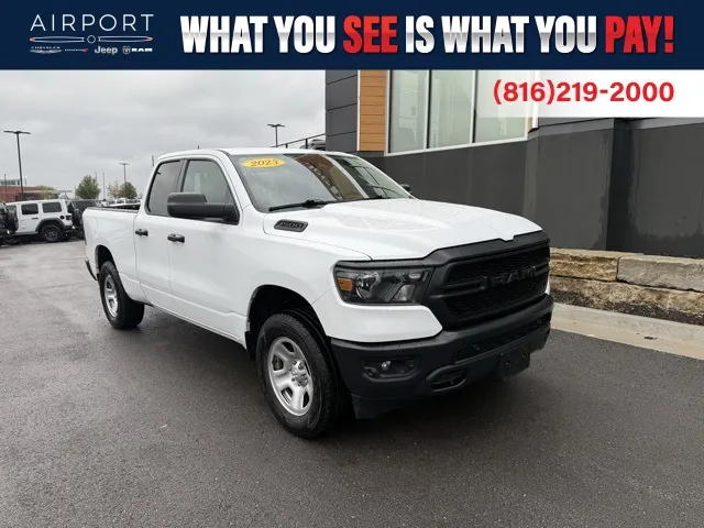 Used 2023 RAM Ram 1500 Pickup Tradesman with VIN 1C6RRFCG4PN574646 for sale in Kansas City
