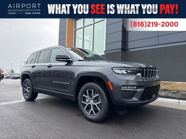 Gray 2025 Jeep Grand Cherokee Limited for sale in Platte City, MO