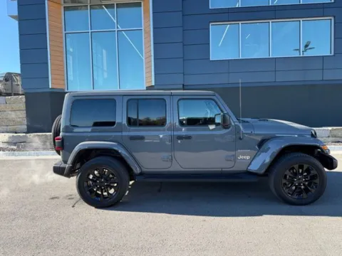 Photos of 2023 Jeep Wrangler Sahara 4xe for sale in Platte City, MO at Airport Chrysler Dodge Jeep Ram