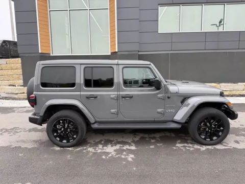Another view of 2023 Jeep Wrangler Sahara 4xe for sale in Platte City, MO at Airport Chrysler Dodge Jeep Ram