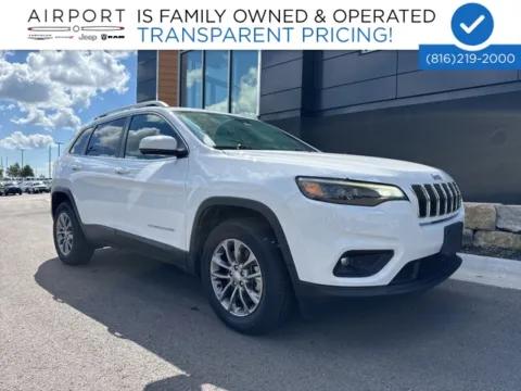 White 2021 Jeep Cherokee Latitude Plus for sale in Platte City, MO