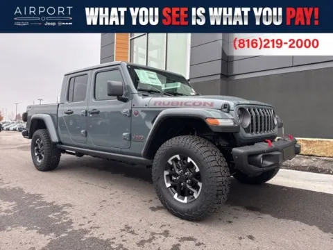 Gray 2026 Jeep Gladiator Rubicon for sale in Platte City, MO