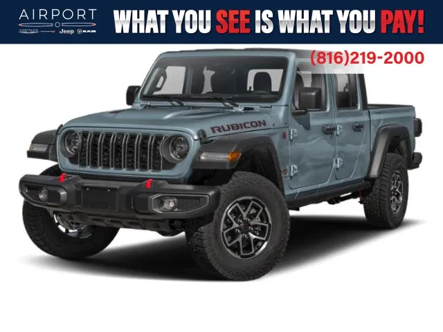 Gray 2026 Jeep Gladiator Rubicon for sale in Platte City, MO