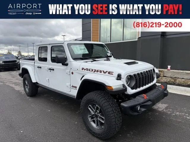 White 2026 Jeep Gladiator Mojave for sale in Platte City, MO