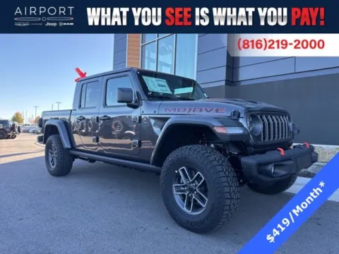 Gray 2026 Jeep Gladiator Mojave for sale in Platte City, MO