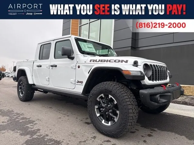 White 2026 Jeep Gladiator Rubicon for sale in Platte City, MO
