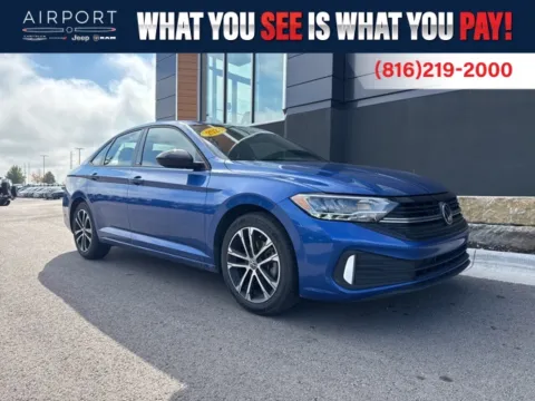 Blue 2023 Volkswagen Jetta 1.5T Sport for sale in Platte City, MO