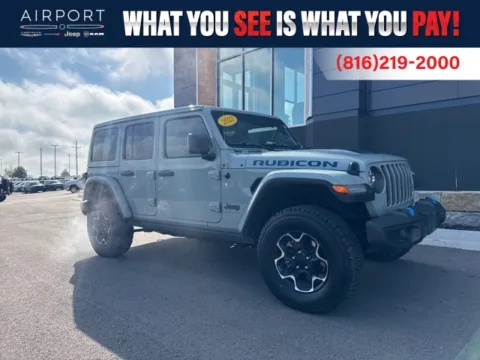 Gray 2023 Jeep Wrangler Rubicon 4xe for sale in Platte City, MO