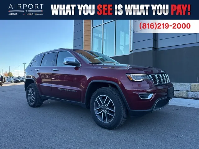 Red 2022 Jeep Grand Cherokee WK Limited for sale in Platte City, MO