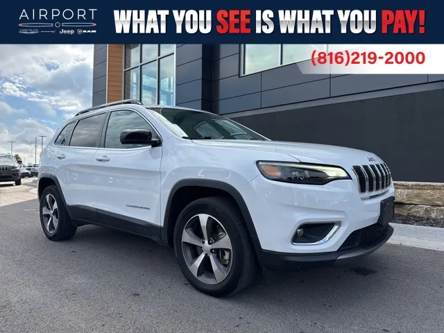 Used 2022 Jeep Cherokee Limited with VIN 1C4PJMDN3ND518788 for sale in Kansas City