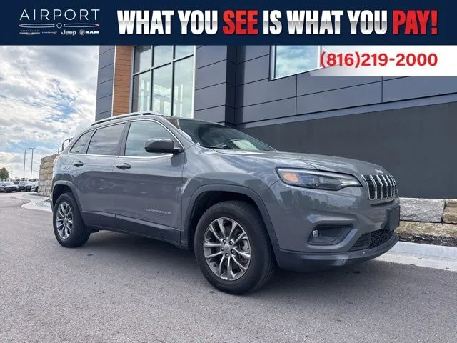 Used 2021 Jeep Cherokee Latitude Lux with VIN 1C4PJMMX8MD132755 for sale in Kansas City