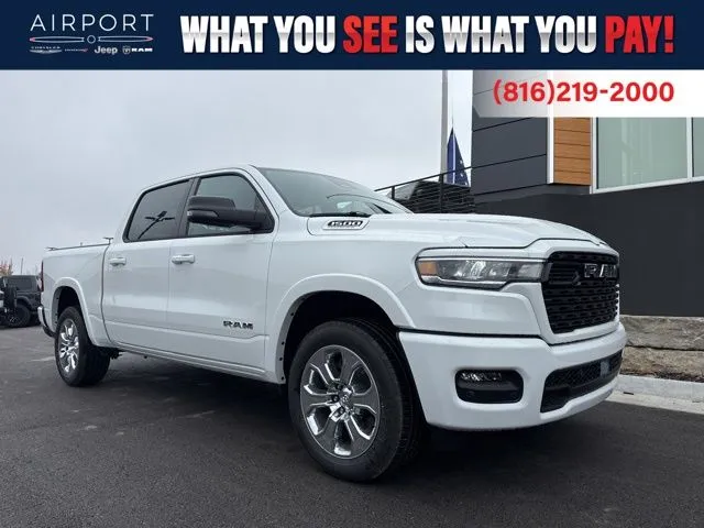 White 2026 Ram 1500 Big Horn/Lone Star for sale in Platte City, MO