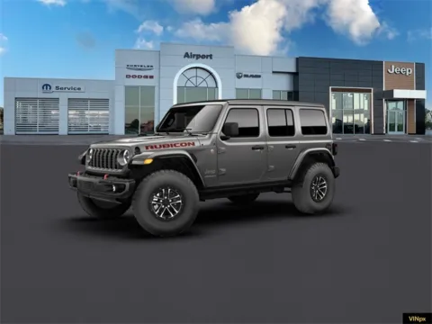 Photos of 2026 Jeep Wrangler Rubicon X for sale in Platte City, MO at Airport Chrysler Dodge Jeep Ram
