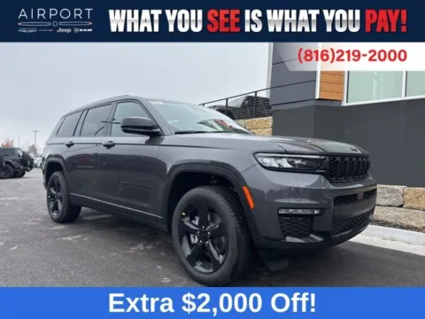 Gray 2025 Jeep Grand Cherokee L Limited for sale in Platte City, MO