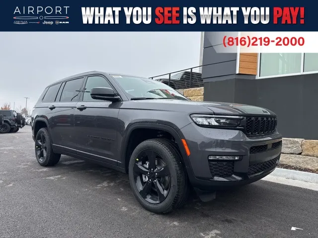 Gray 2025 Jeep Grand Cherokee L Limited for sale in Platte City, MO