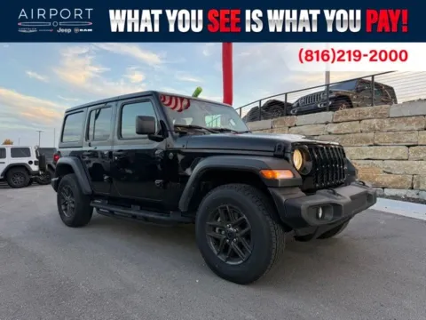 Black 2024 Jeep Wrangler Sport S for sale in Platte City, MO