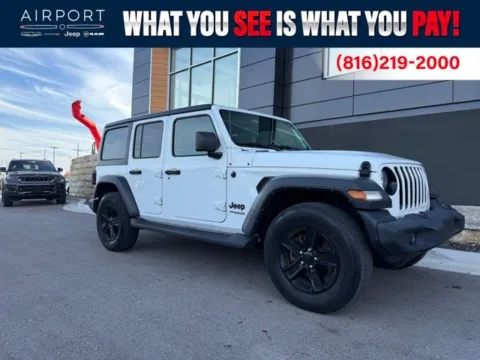 White 2021 Jeep Wrangler Unlimited Sport Altitude for sale in Platte City, MO