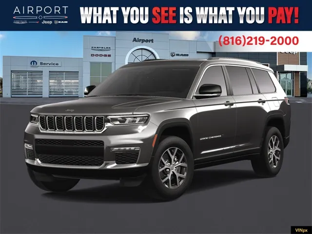 Gray 2025 Jeep Grand Cherokee L Limited for sale in Platte City, MO