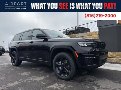 Black 2025 Jeep Grand Cherokee L Limited for sale in Platte City, MO