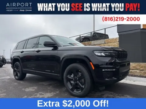 Black 2025 Jeep Grand Cherokee L Limited for sale in Platte City, MO