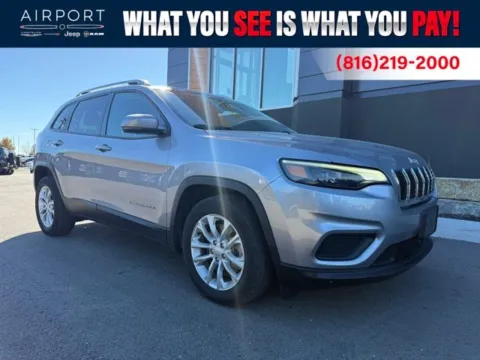 Silver 2021 Jeep Cherokee Latitude for sale in Platte City, MO