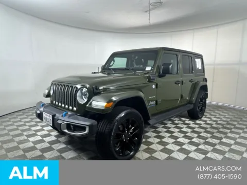 Green 2023 Jeep Wrangler Sahara 4xe for sale in Morrow, GA