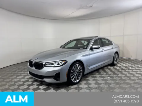 Silver 2021 BMW 5 Series 530i for sale in Morrow, GA