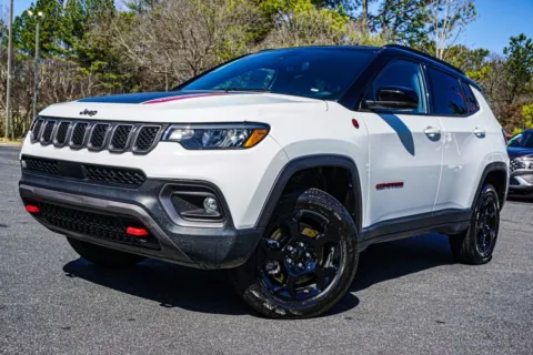 White 2024 Jeep Compass Trailhawk for sale in Morrow, GA