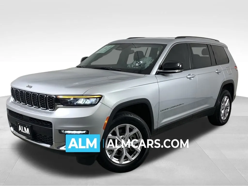 Silver 2022 Jeep Grand Cherokee L Limited for sale in Morrow, GA