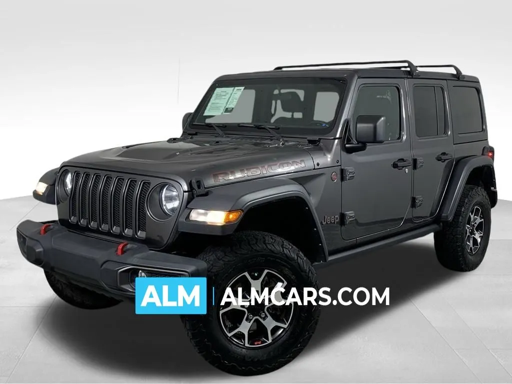 Gray 2021 Jeep Wrangler Unlimited Rubicon for sale in Morrow, GA