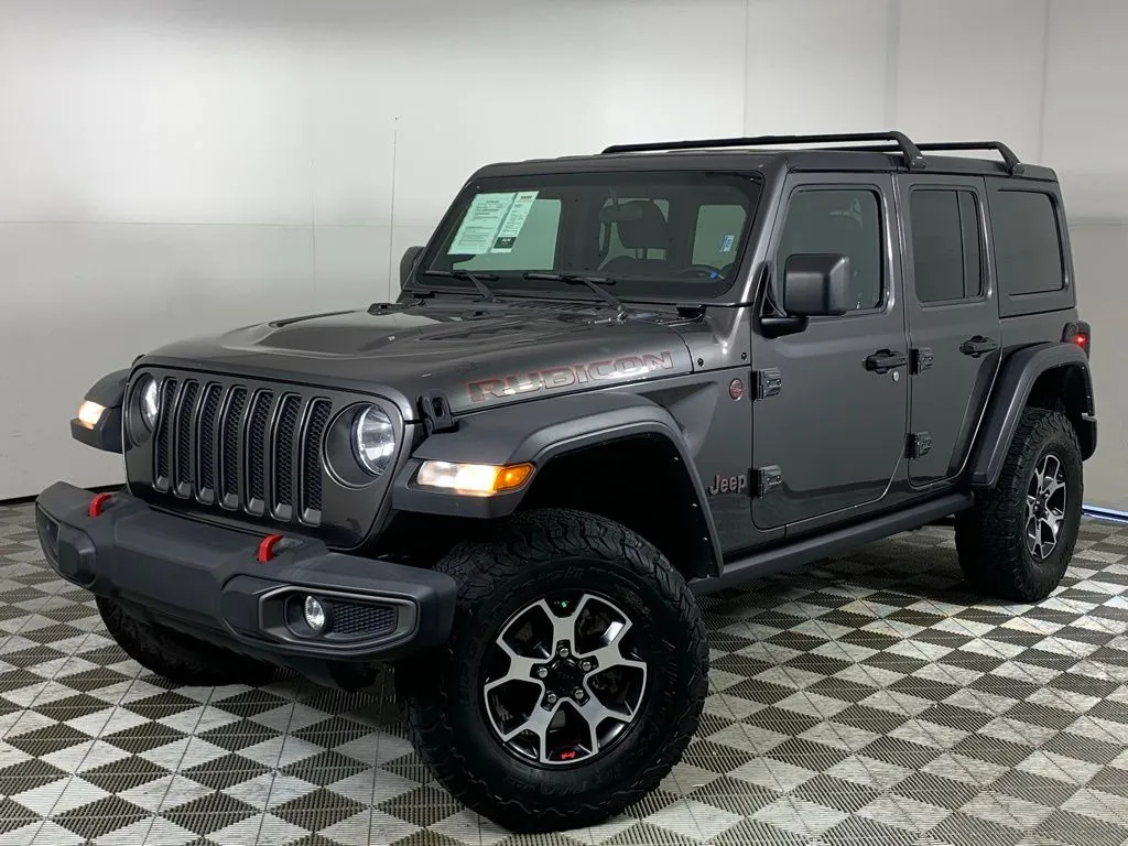 Gray 2021 Jeep Wrangler Unlimited Rubicon for sale in Morrow, GA