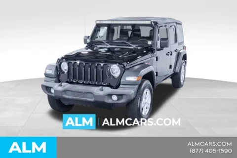 Black 2018 Jeep Wrangler Unlimited Sport for sale in Morrow, GA
