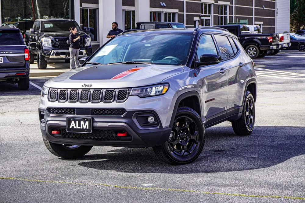 Silver 2024 Jeep Compass Trailhawk for sale in Morrow, GA