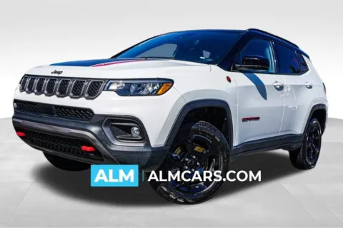 White 2024 Jeep Compass Trailhawk for sale in Morrow, GA