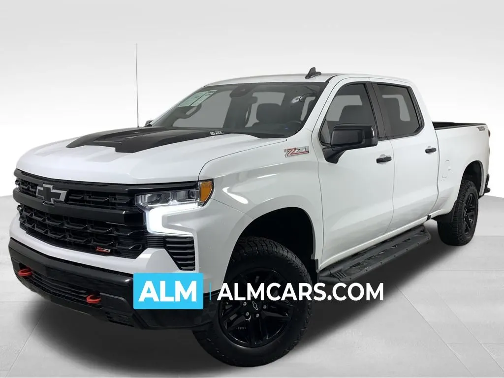 White 2022 Chevrolet Silverado 1500 LT Trail Boss for sale in Morrow, GA