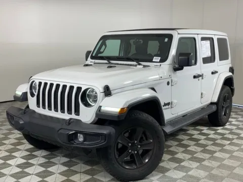 White 2022 Jeep Wrangler Unlimited Sahara Altitude for sale in Morrow, GA