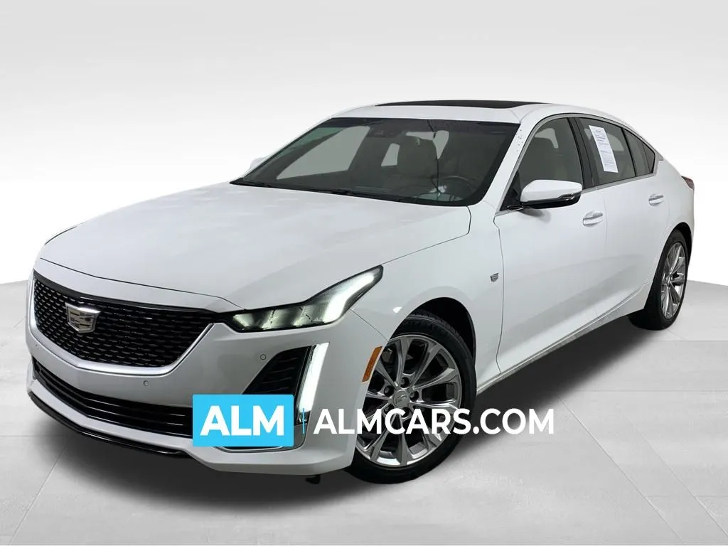 White 2023 Cadillac CT5 Premium Luxury for sale in Morrow, GA