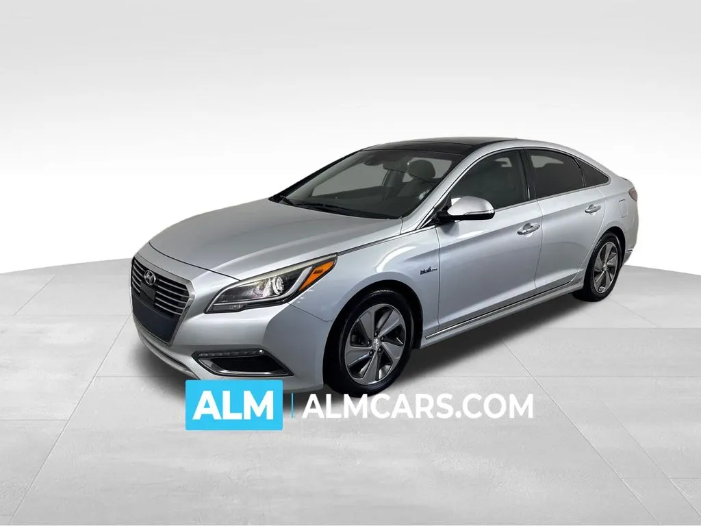 Silver 2017 Hyundai Sonata Hybrid Limited for sale in Morrow, GA