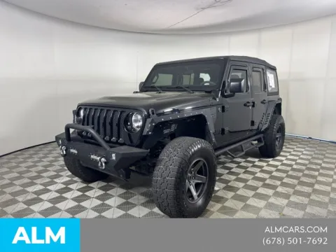 Black 2023 Jeep Wrangler Sport for sale in Morrow, GA